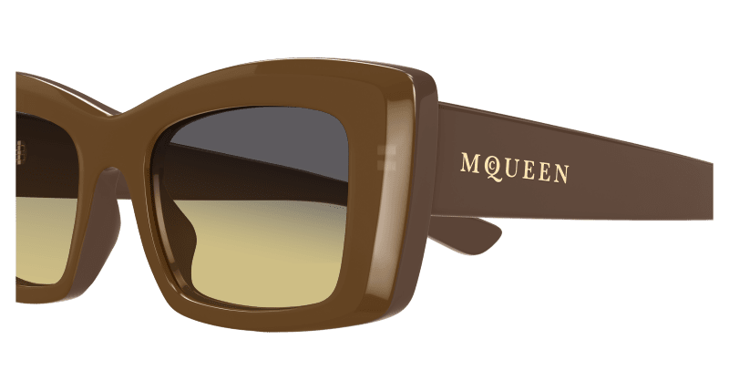 AM0526S - BROWN - Alexander McQueen - Alexander McQueen - BROWN - Ardor Eyewear 889652585741