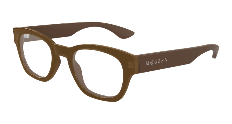AM0530O - BROWN - Alexander McQueen - Alexander McQueen - BROWN - Ardor Eyewear 889652589831