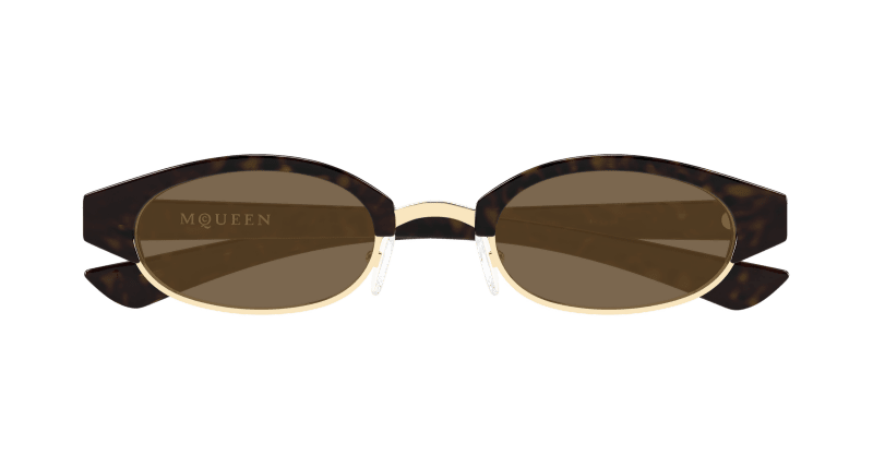 AM0534S - HAVANA - Alexander McQueen - Alexander McQueen - HAVANA - Ardor Eyewear 889652585833
