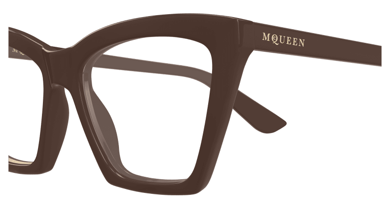 AM0536O - BROWN - Alexander McQueen - Alexander McQueen - BROWN - Ardor Eyewear 889652587219