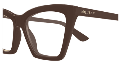 AM0536O - BROWN - Alexander McQueen - Alexander McQueen - BROWN - Ardor Eyewear 889652587219