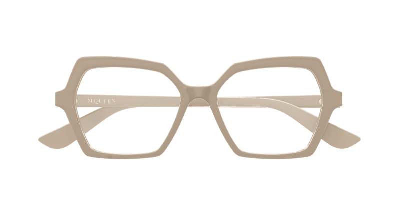 AM0537O - BEIGE - Alexander McQueen - Alexander McQueen - BEIGE - Ardor Eyewear 889652588018