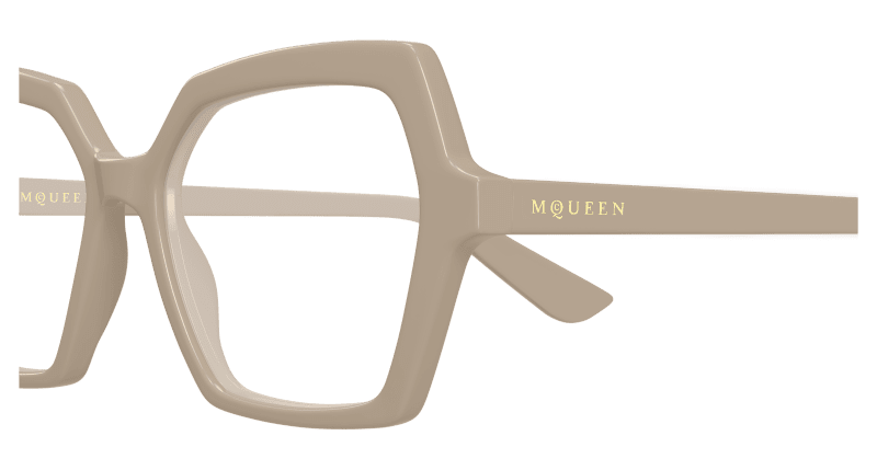 AM0537O - BEIGE - Alexander McQueen - Alexander McQueen - BEIGE - Ardor Eyewear 889652588018