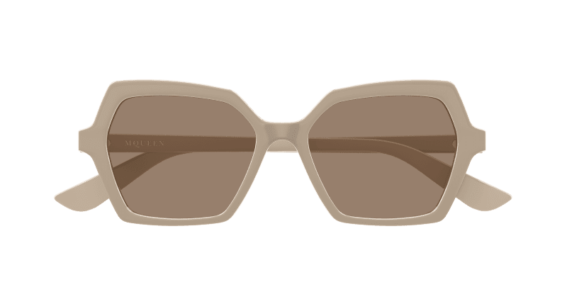 AM0537S - BEIGE - Alexander McQueen - Alexander McQueen - BEIGE - Ardor Eyewear 889652585888