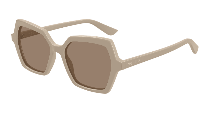 AM0537S - BEIGE - Alexander McQueen - Alexander McQueen - BEIGE - Ardor Eyewear 889652585888