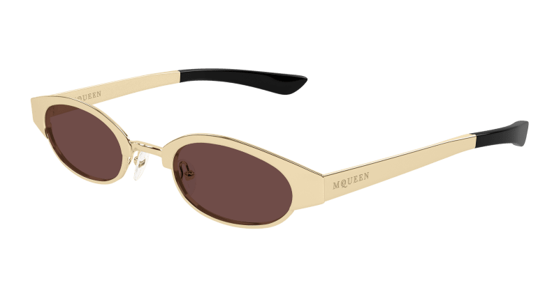 AM0545S - GOLD - Alexander McQueen - Alexander McQueen - GOLD - Ardor Eyewear 889652634319