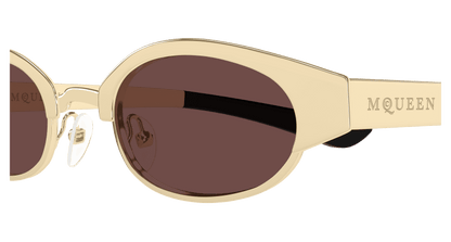 AM0545S - GOLD - Alexander McQueen - Alexander McQueen - GOLD - Ardor Eyewear 889652634319