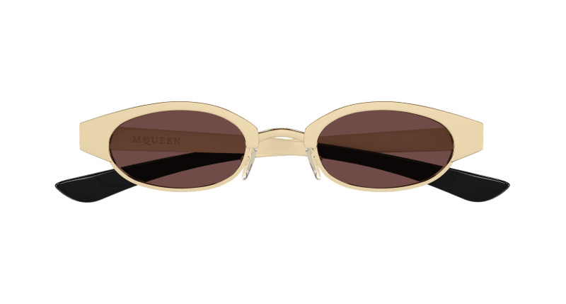 AM0545S - GOLD - Alexander McQueen - Alexander McQueen - GOLD - Ardor Eyewear 889652634319