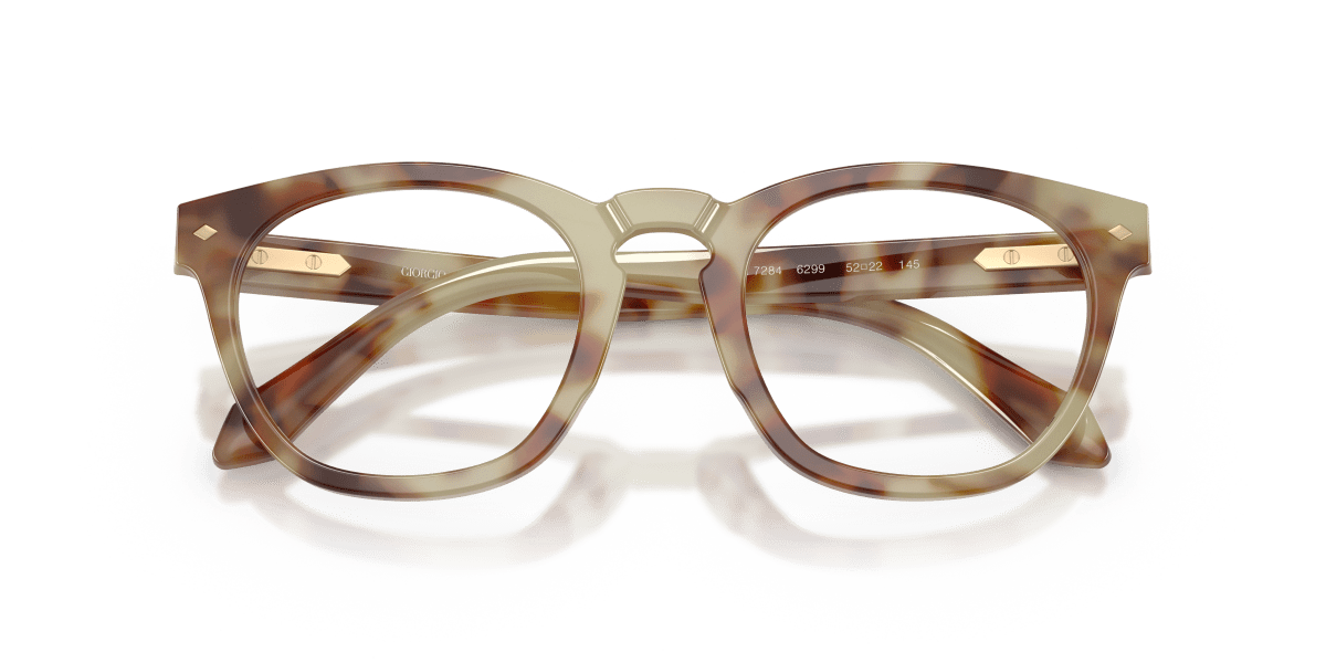 0AR7284 Brown Mint Tortoise close front view image 5 barcode 8056262565001