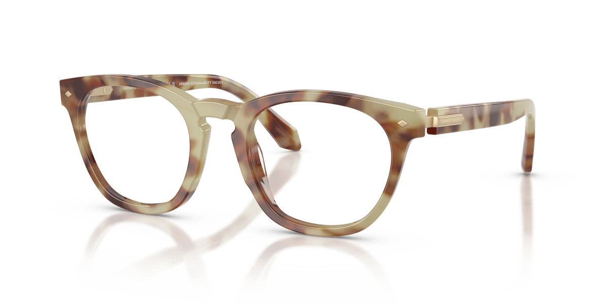 0AR7284 Brown Mint Tortoise three quarter view image 1 barcode 8056262565018