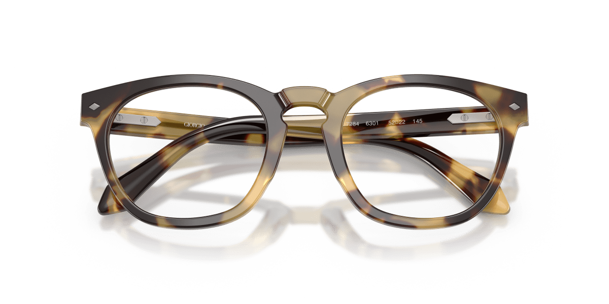 0AR7284 Brown/Yellow Havana close front view image 5 barcode 8056262565049