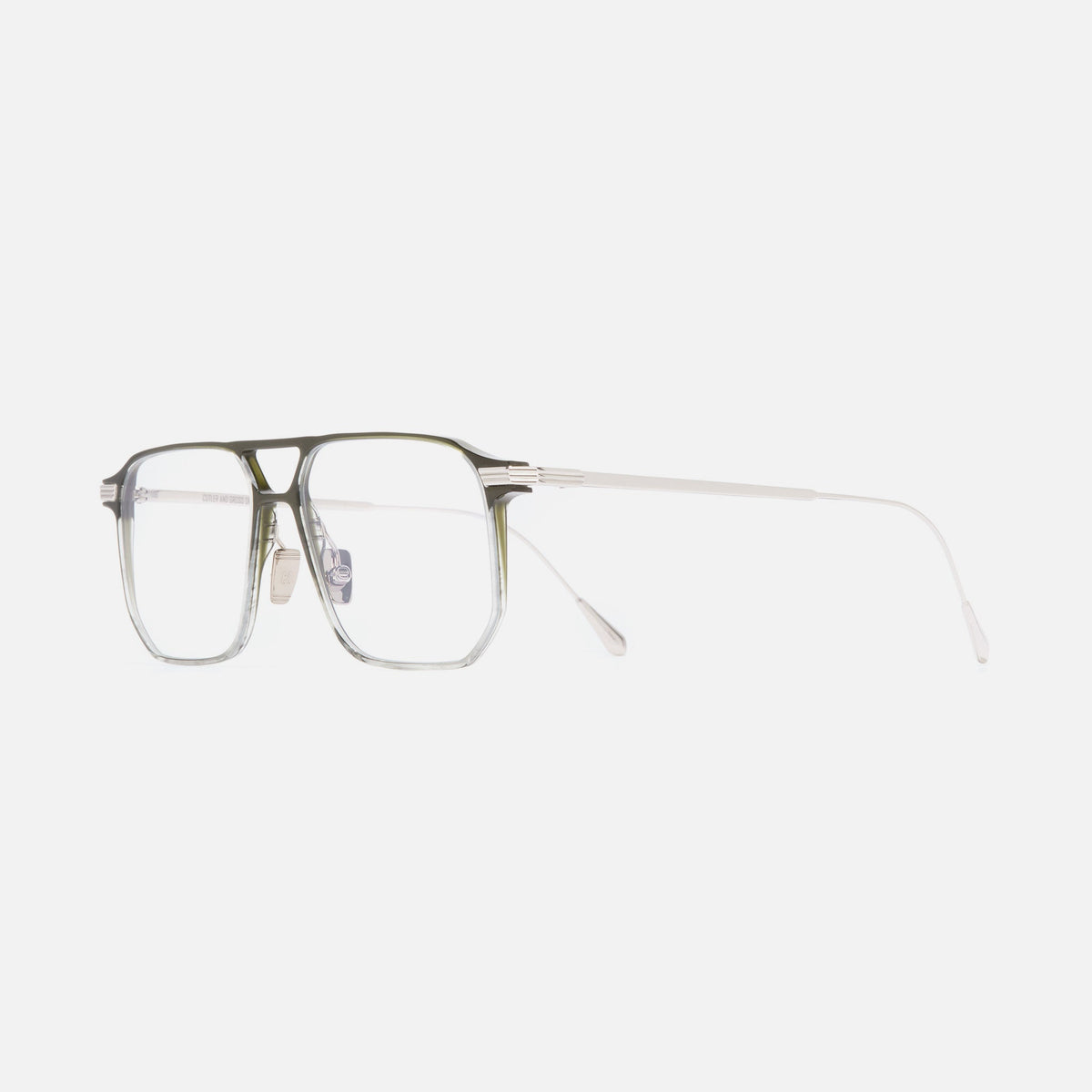 Cutler and Gross AUOP-0006-55-03 Gradient Green/Rhodium image 2