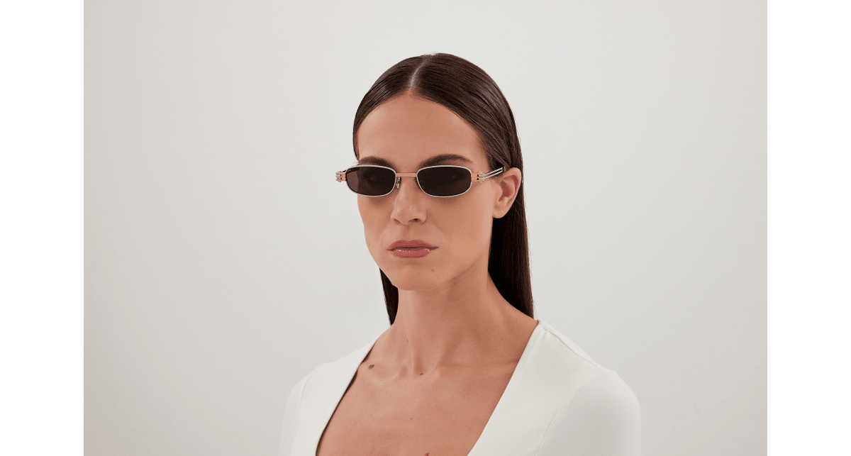 Bottega Veneta BV1381S Silver 889652548272