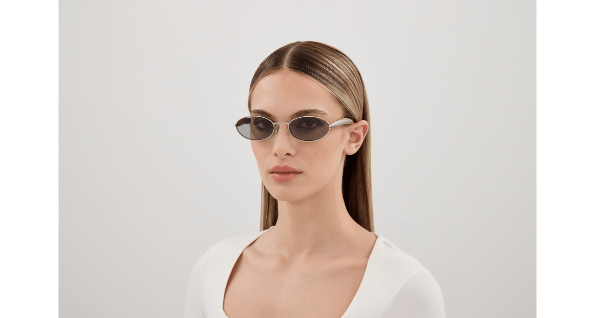 Bottega Veneta BV1386S Silver 889652623948