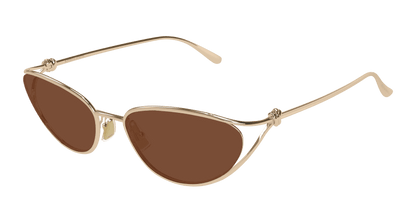 BV1330S - GOLD - Bottega Veneta - Bottega Veneta - GOLD - Ardor Eyewear 889652512631