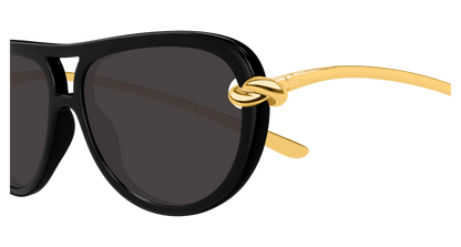 BV1418S - BLACK - Bottega Veneta - Bottega Veneta - BLACK - Ardor Eyewear 889652618470