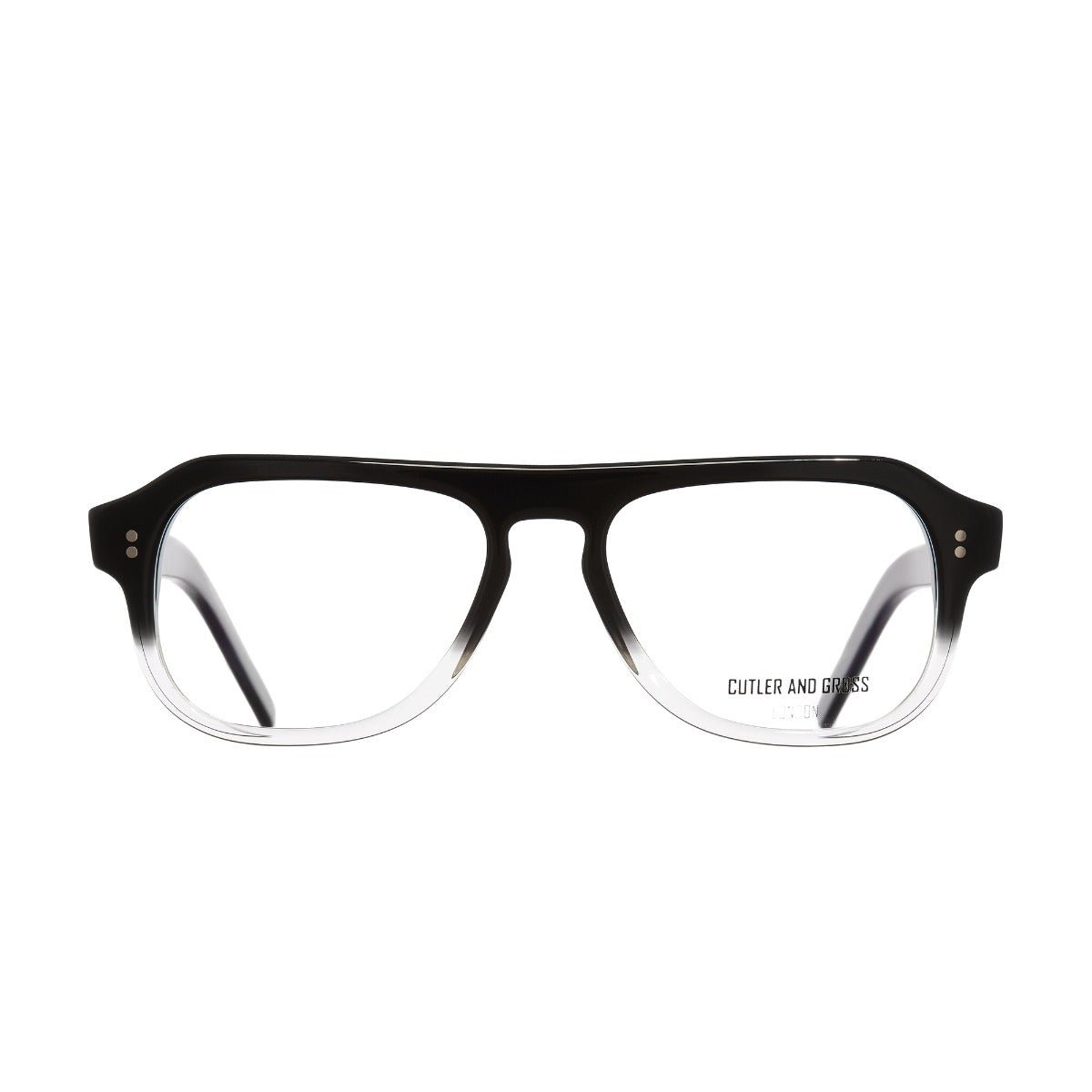 Cutler and Gross CGOP-0822V2-BCF Black To Clear Fade image 1