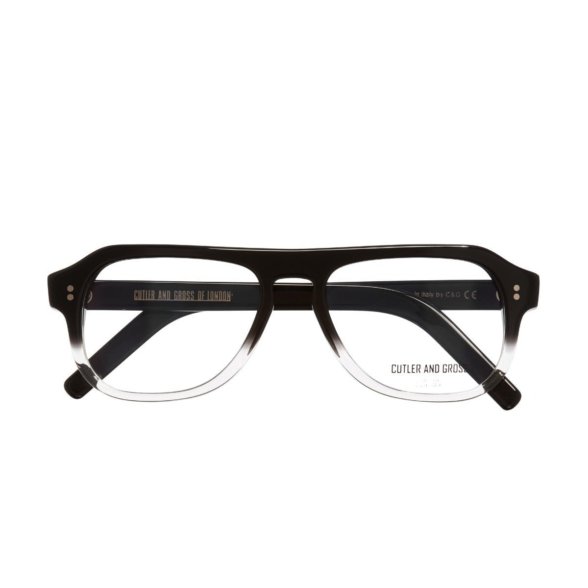 Cutler and Gross CGOP-0822V2-BCF Black To Clear Fade image 3