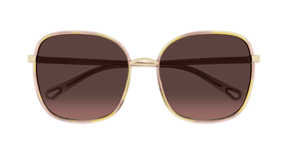 Chloé CH0031S Havana/Red, 56mm 889652515601