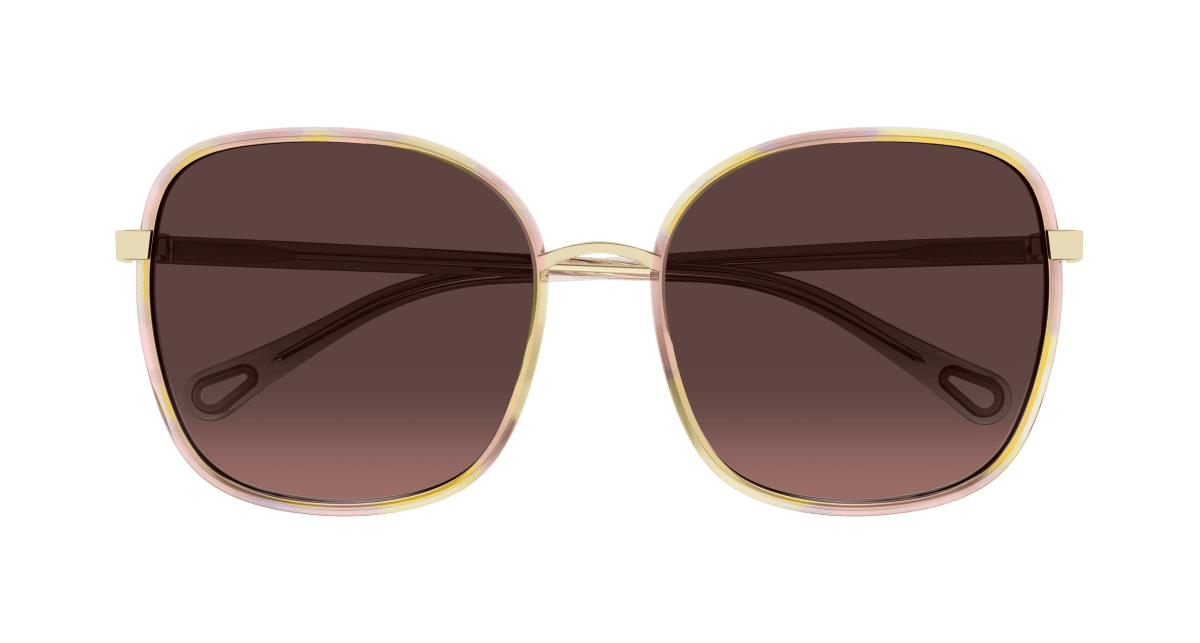Chloé CH0031S Havana/Red, 59mm 889652515618