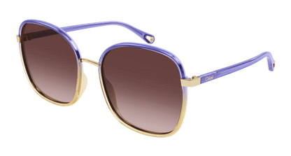 Chloé CH0031S Violet/Copper, 56mm 889652543444