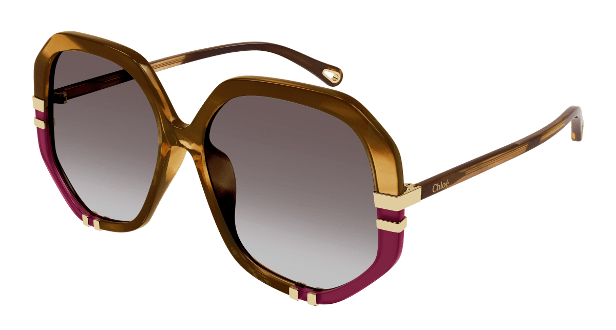 Chloé CH0105S Havana/Brown, 55mm 889652451176