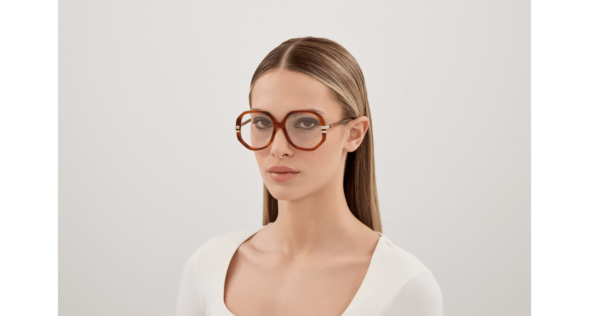 Chloé CH0107O Havana, 54mm 889652602936