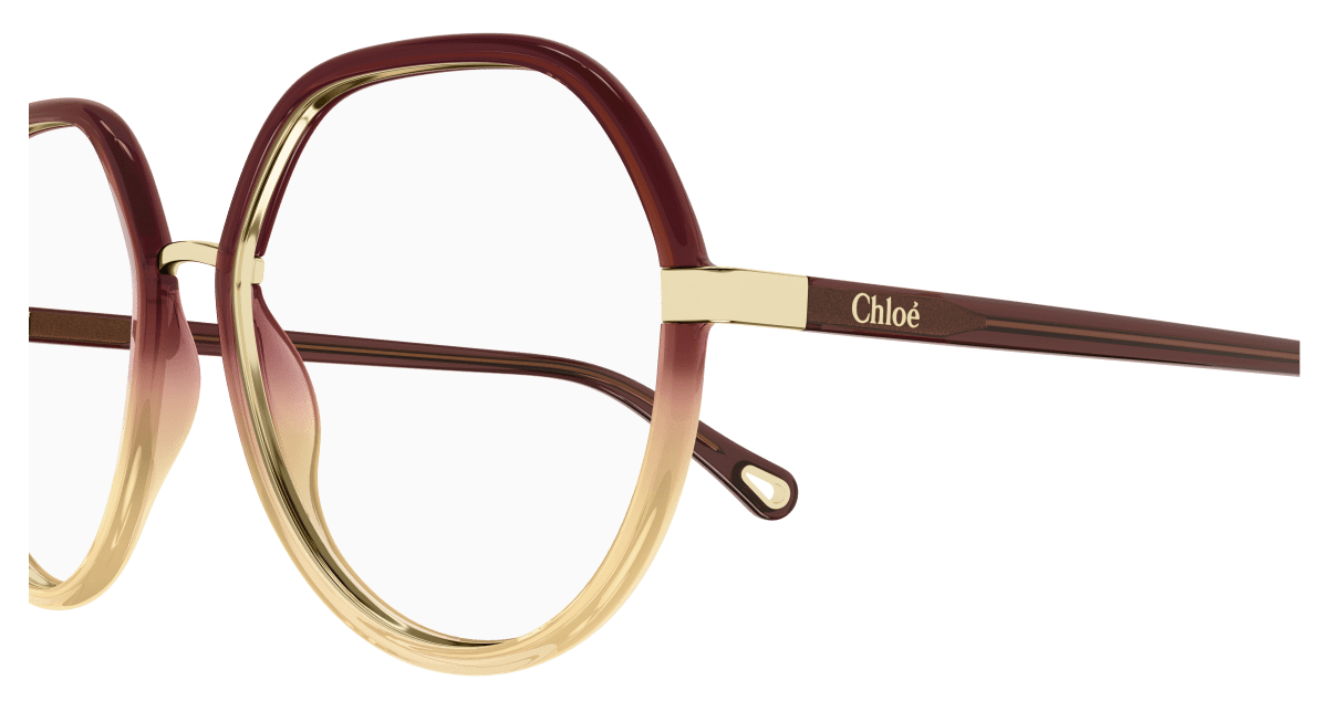 Chloé CH0131O Burgundy, 54mm 889652451299