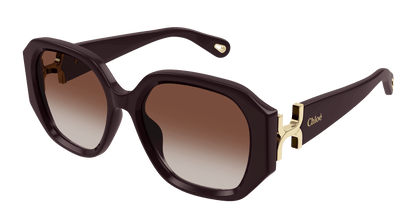 Chloé CH0236S Burgundy/Orange 889652482941