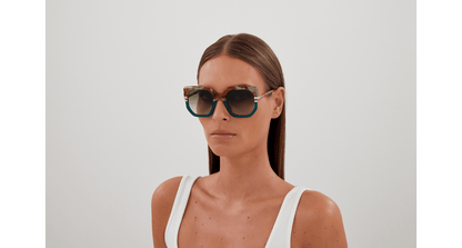 Chloé CH0240S Havana/Green, 53mm 889652483047