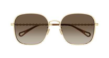 Chloé CH0255SK Gold/Brown, 57mm 889652514604