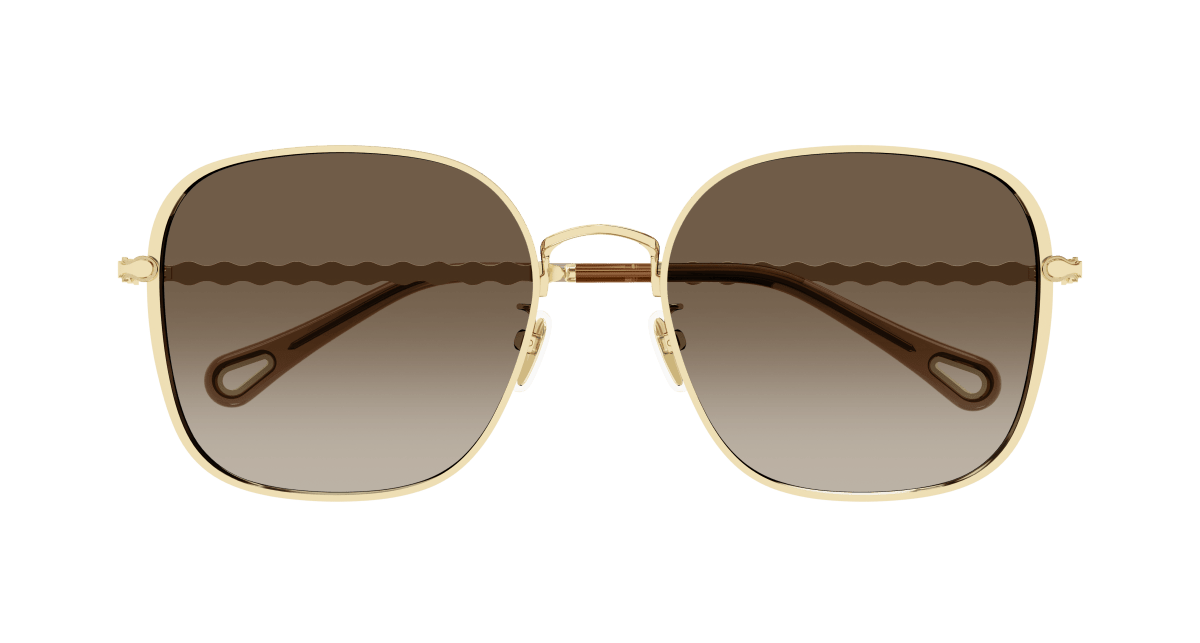Chloé CH0255SK Gold/Brown, 57mm 889652514604