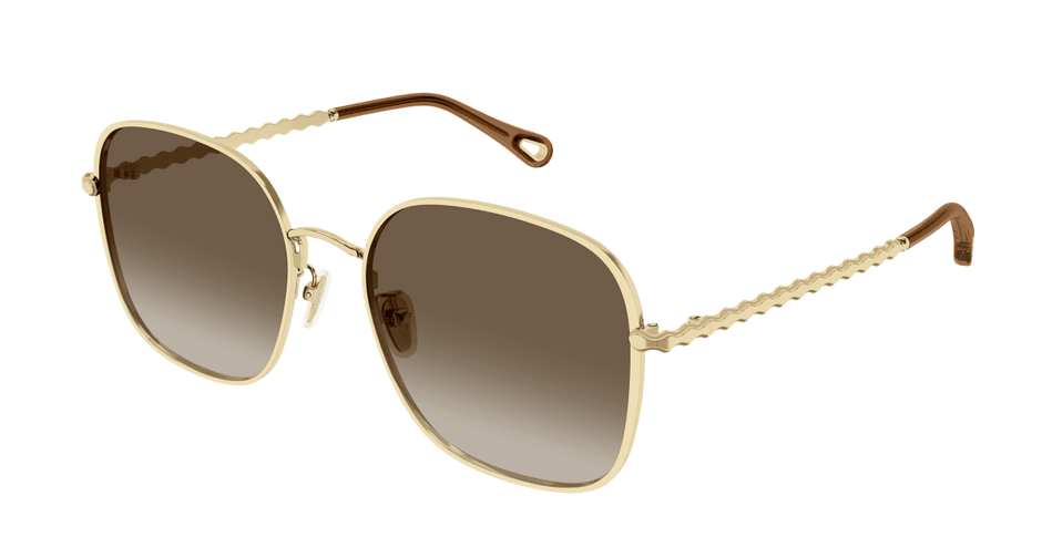 Chloé CH0255SK Gold/Brown, 57mm 889652514604