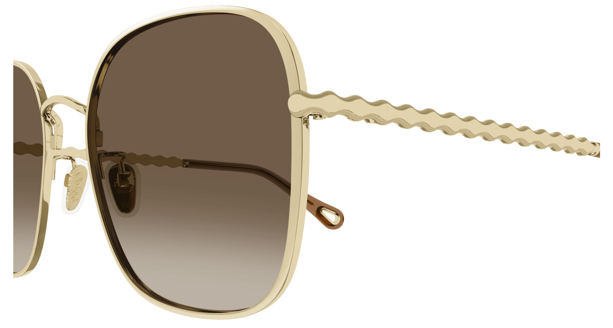 Chloé CH0255SK Gold/Brown, 57mm 889652514604