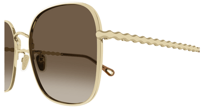 Chloé CH0255SK Gold/Brown, 57mm 889652514604