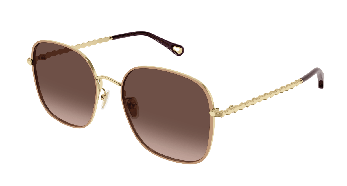 Chloé CH0255SK Gold/Brown, 57mm 889652514611