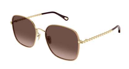 Chloé CH0255SK Gold/Brown, 57mm 889652514611