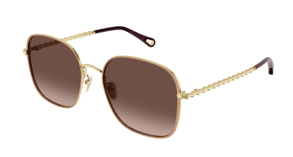 Chloé CH0255SK Gold/Brown, 57mm 889652514611
