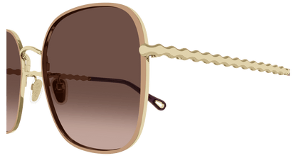 Chloé CH0255SK Gold/Brown, 57mm 889652514611