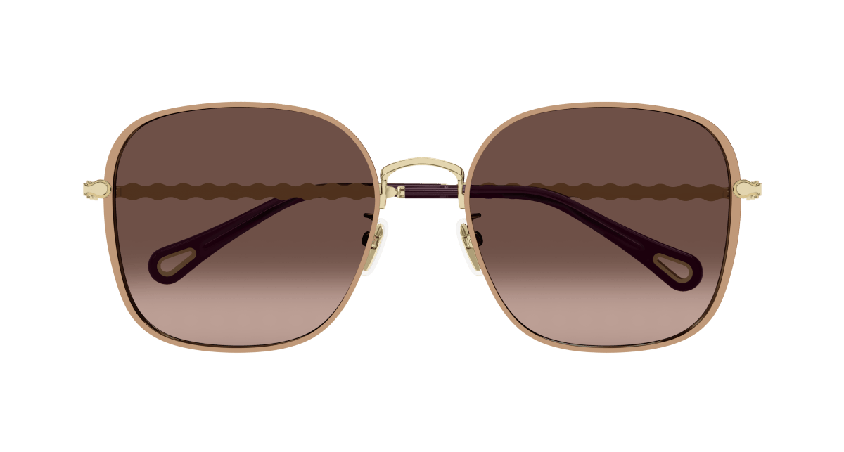 Chloé CH0255SK Gold/Brown, 57mm 889652514611