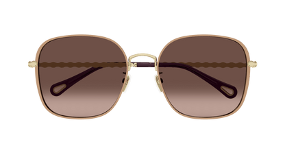 Chloé CH0255SK Gold/Brown, 57mm 889652514611