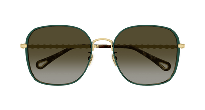 Chloé CH0255SK Gold/Green, 57mm 889652514598