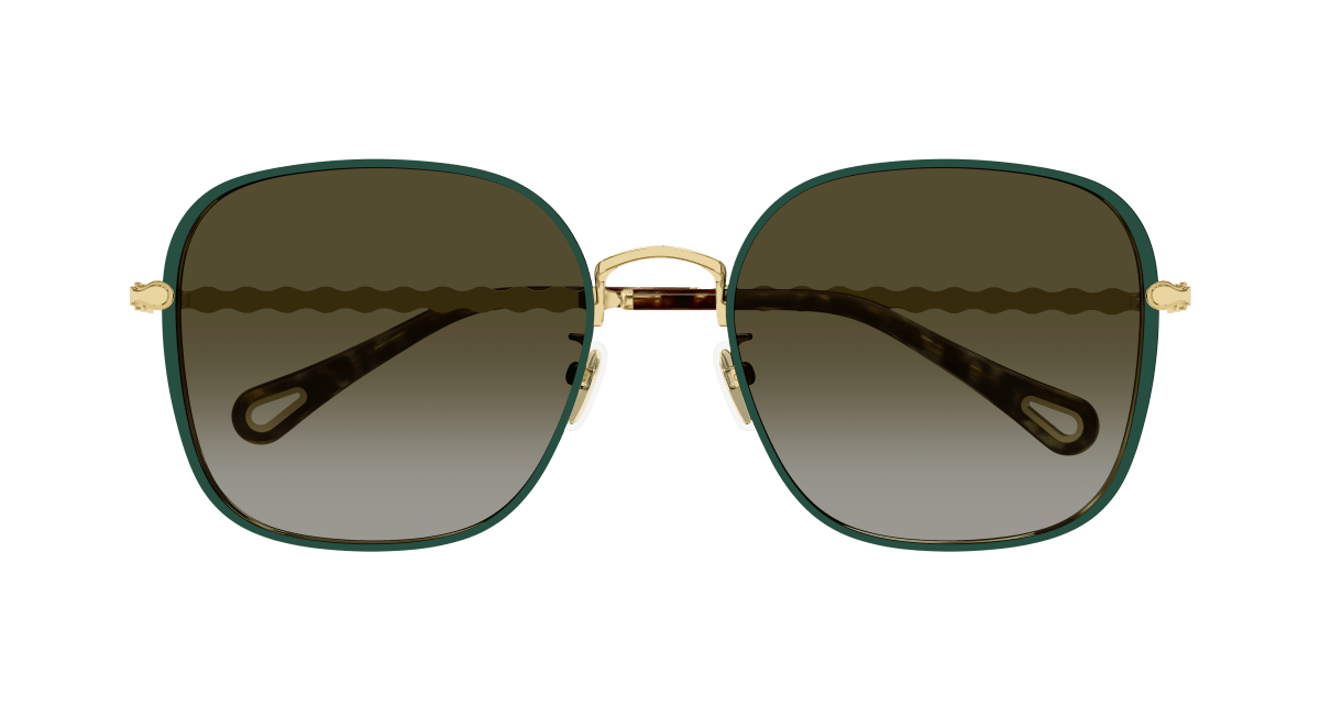 Chloé CH0255SK Gold/Green, 57mm 889652514598