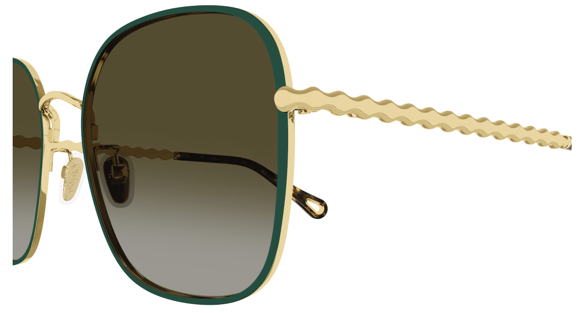 Chloé CH0255SK Gold/Green, 57mm 889652514598