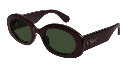 Chloé CH0258S Burgundy/Green 889652514833