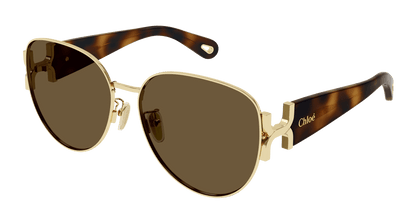 Chloé CH0261SK Gold/Brown, 61mm 889652514932