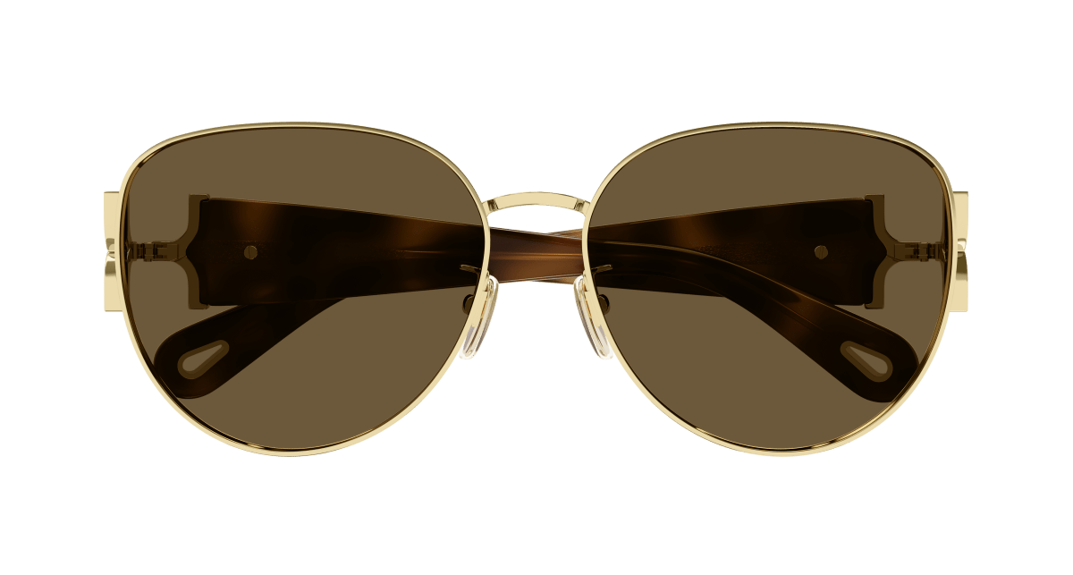 Chloé CH0261SK Gold/Brown, 61mm 889652514932