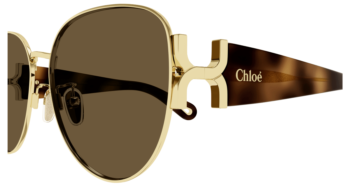 Chloé CH0261SK Gold/Brown, 61mm 889652514932