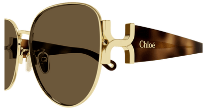 Chloé CH0261SK Gold/Brown, 61mm 889652514932
