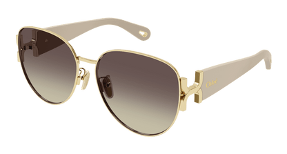 Chloé CH0261SK Gold/Brown, 61mm 889652514949